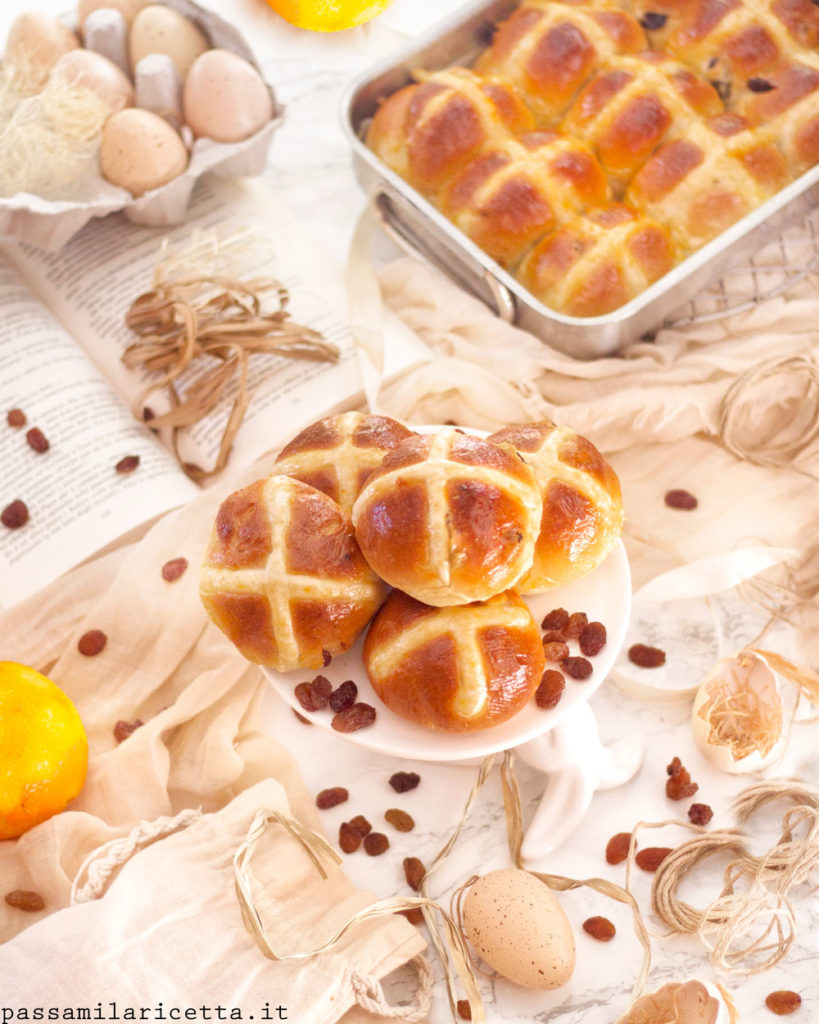 hot cross buns panini dolci di pasqua