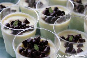 Ricetta estiva, panna cotta alla menta