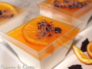 Panna cotta con gelee agli agrumi