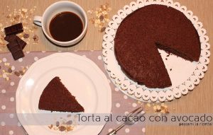 torta cacao avocado