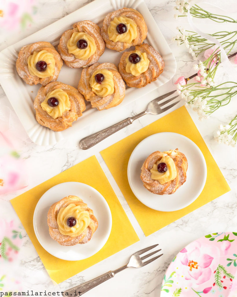 zeppole di san giuseppe al forno ricetta 