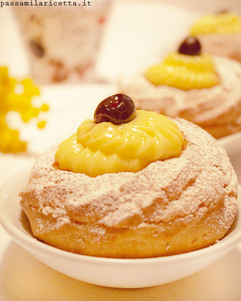 zeppole di san giuseppe al forno ricetta 