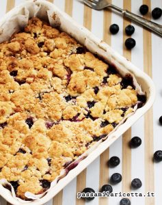 Crumble mirtilli