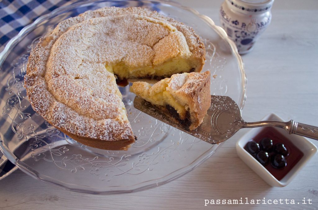 Crostata di ricotta e amarene