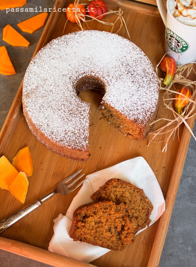 Pumpkin spice latte cake torta zucca