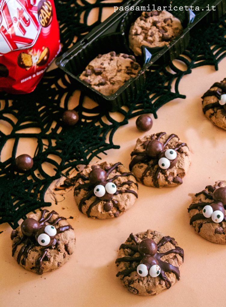 biscotti ragni spider cookies halloween