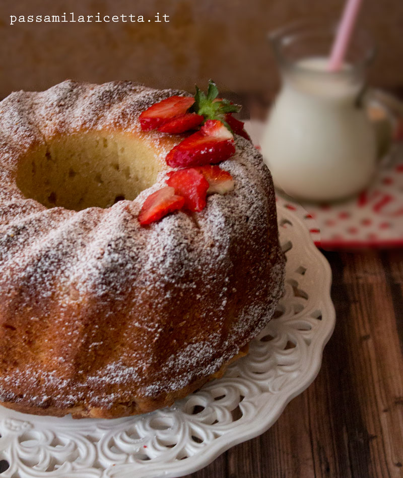 torta 7 vasetti fragole yogurt ricetta