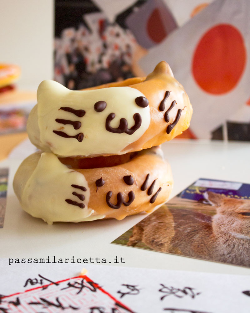 cat donuts ciambelle soffici al forno a forma di gatto