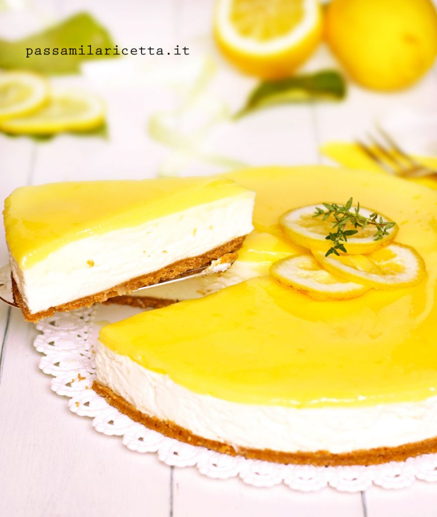 cheesecake al limone senza cottura