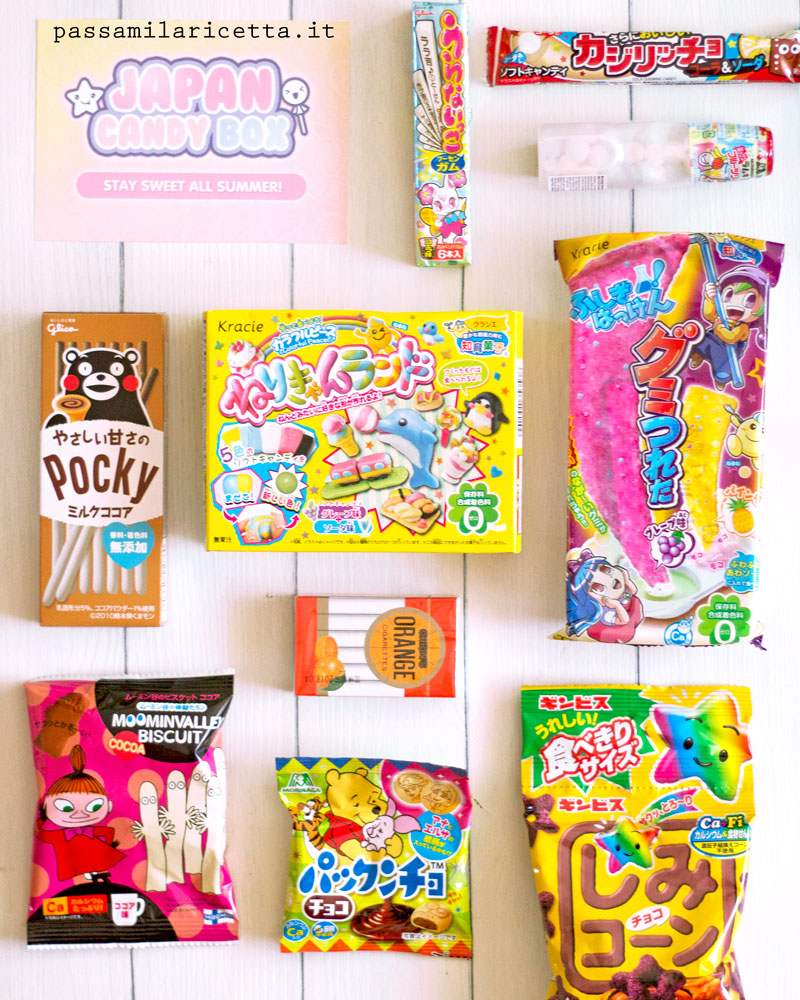japan candy box contenuto