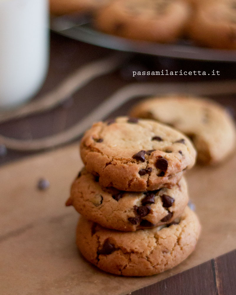 Chocolate chip cookies senza burro