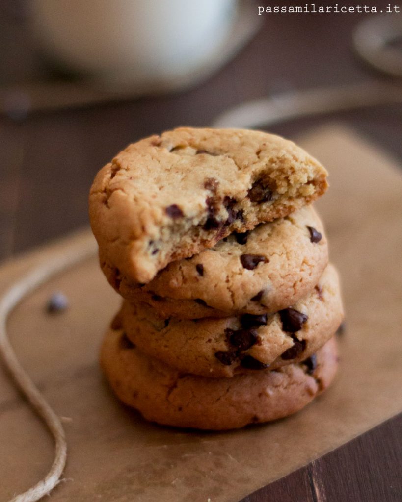 Chocolate chip cookies senza burro