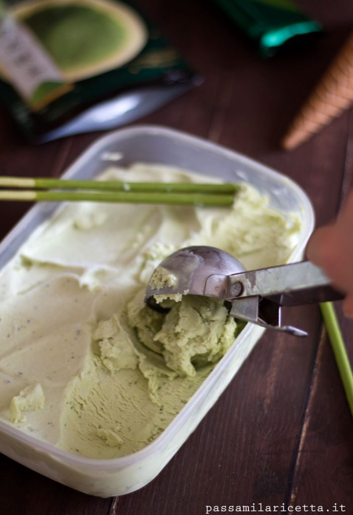 gelato fatto in casa senza gelatiera matcha