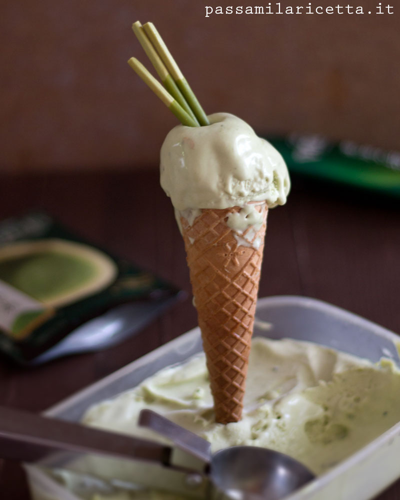 gelato fatto in casa senza gelatiera matcha