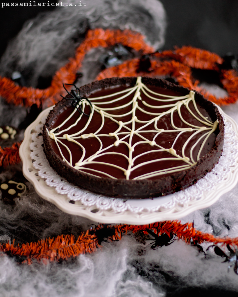 torta al cioccolato senza cottura per hallowen