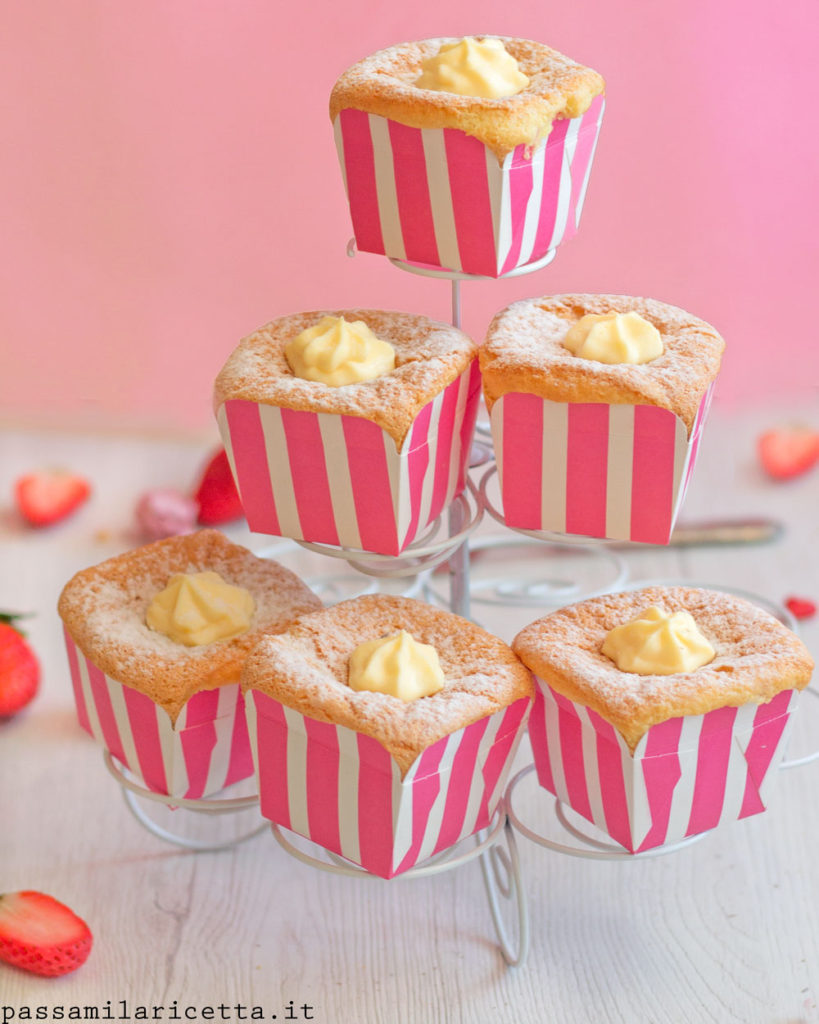 hokkaido chiffon cupcakes ricetta