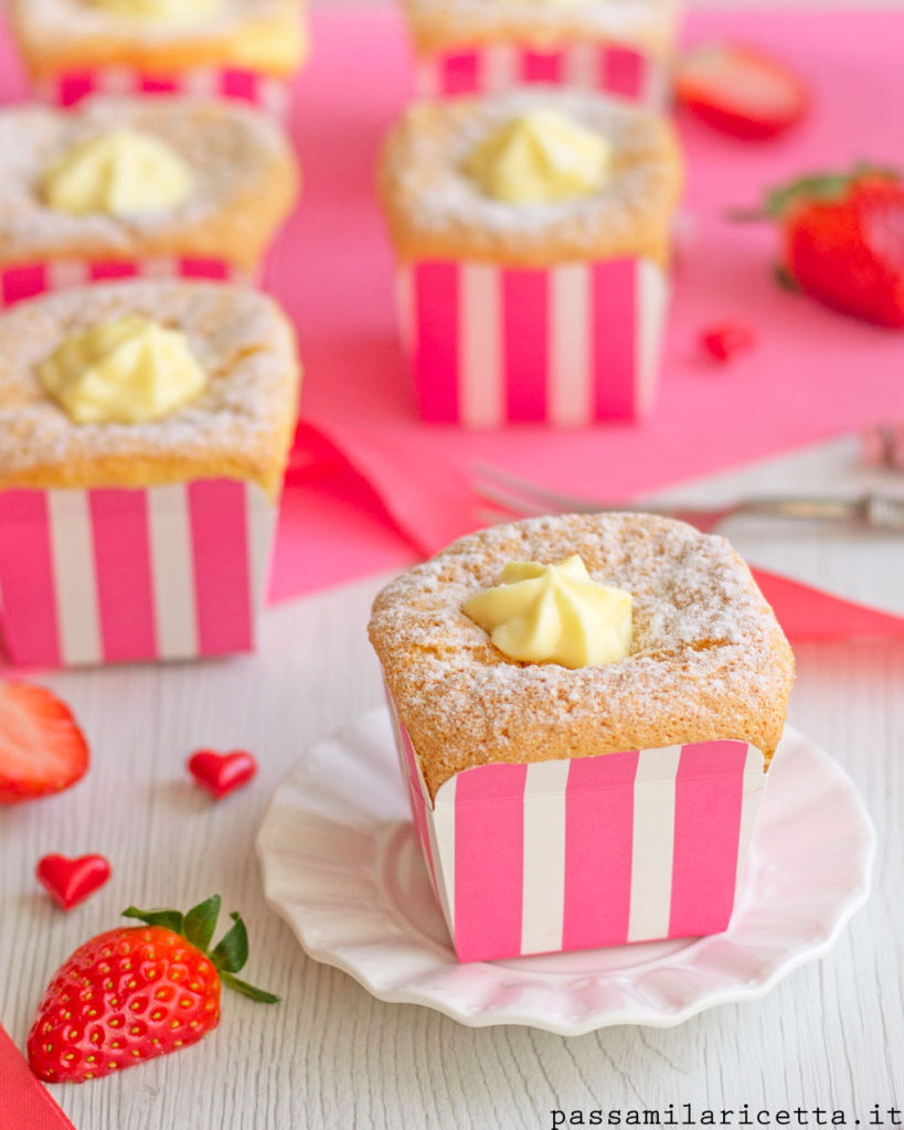 hokkaido chiffon cupcakes ricetta