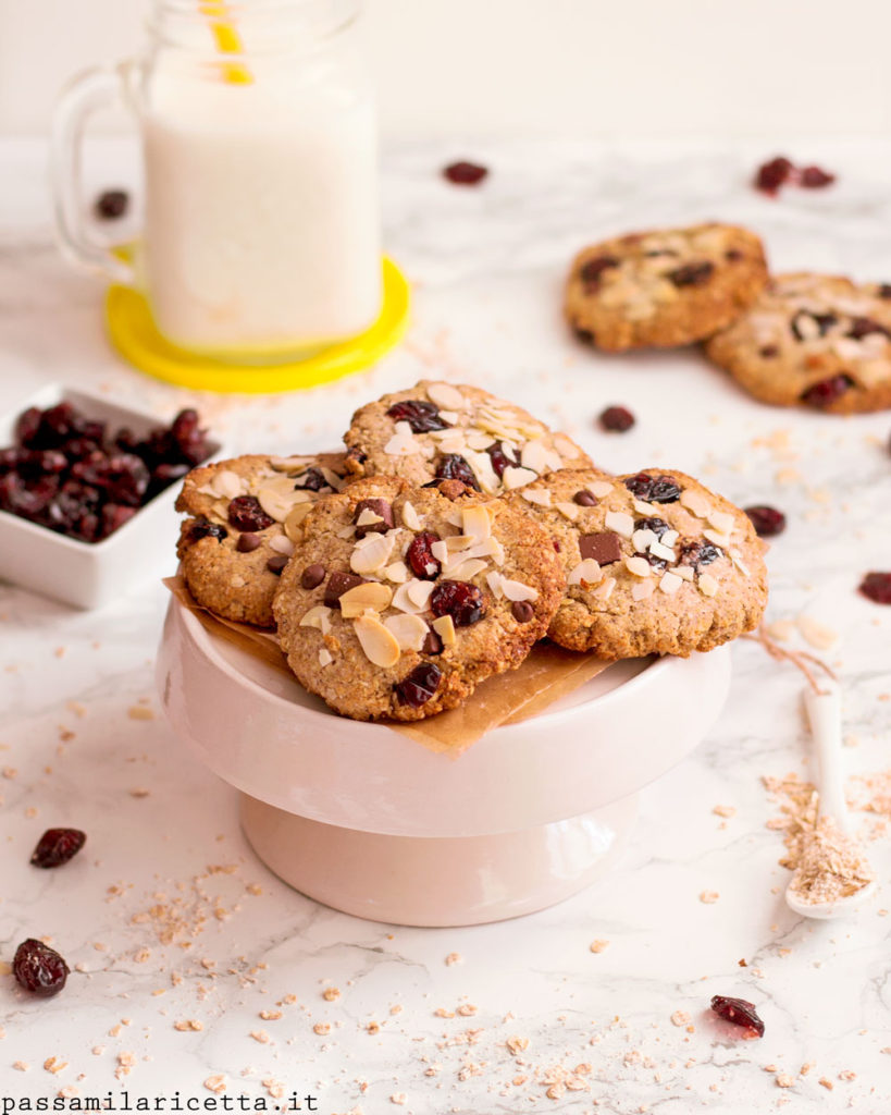 biscotti ai fiocchi d'avena vegan senza zucchero