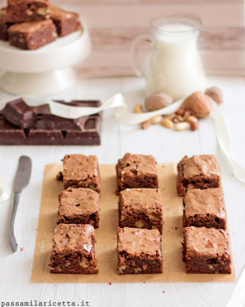 brownies al cioccolato senza burro ricetta americana