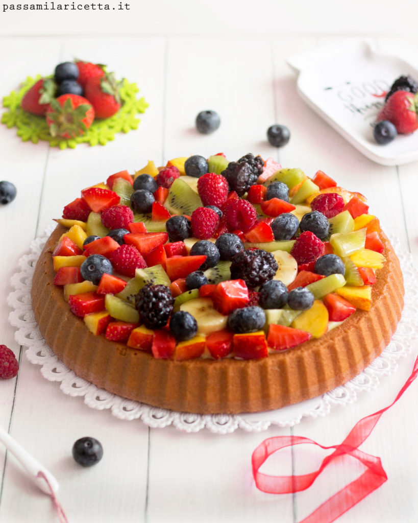 crostata morbida alla frutta con stampo furbo