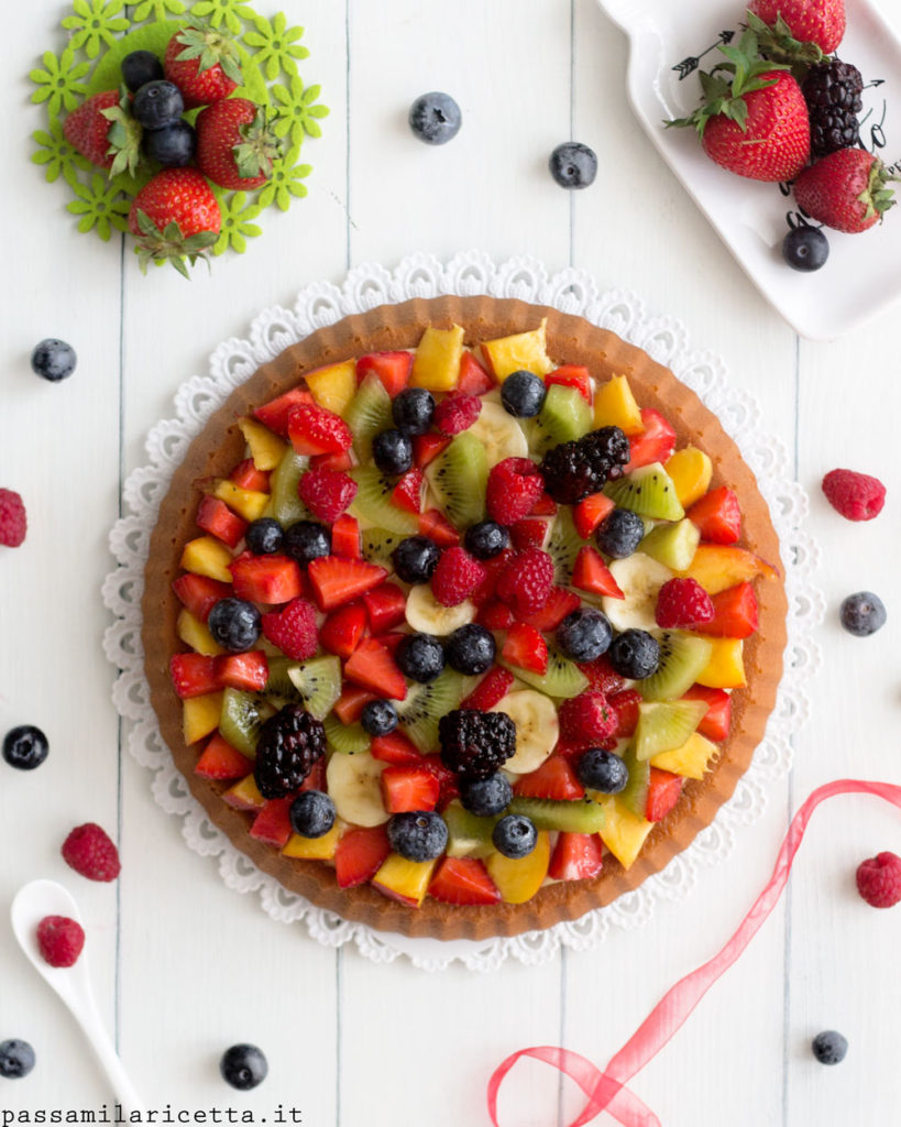 crostata morbida alla frutta con stampo furbo