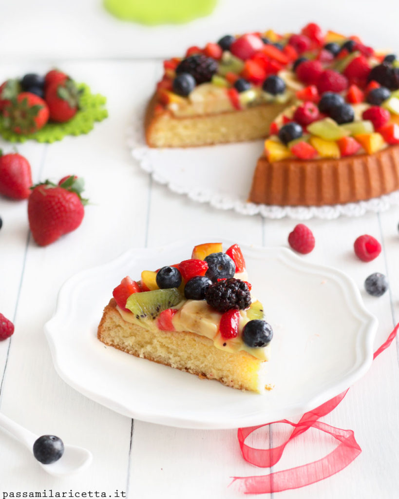 crostata morbida alla frutta con stampo furbo