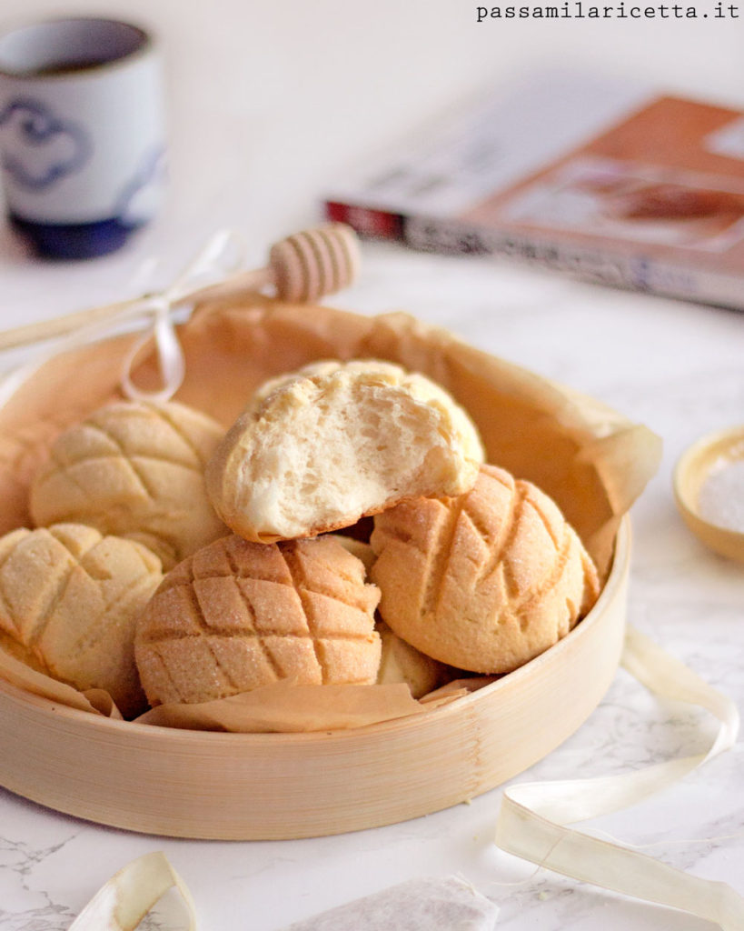 melon pan pane dolce giapponese メロンパン ricetta