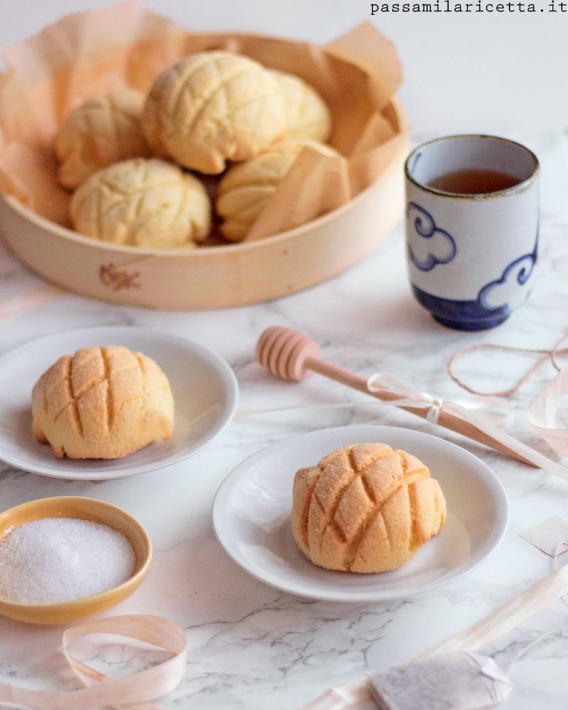 melon pan pane dolce giapponese メロンパン ricetta