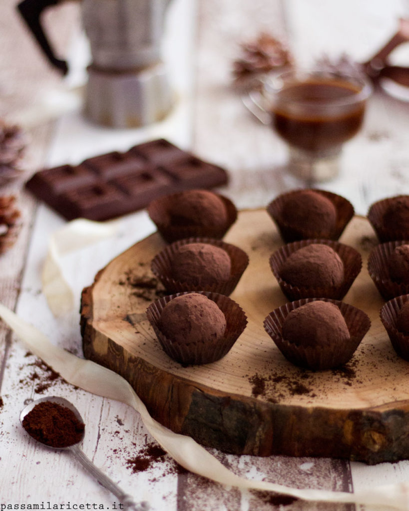 tartufini caffè e cioccolato passami la ricetta