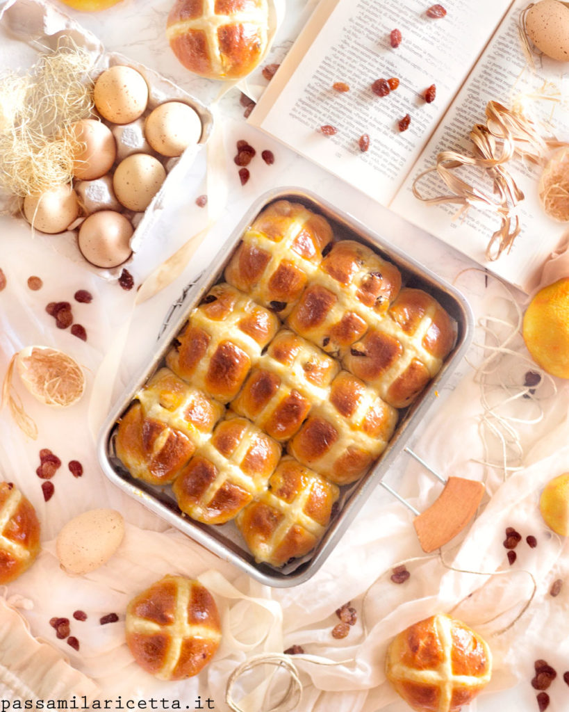 hot cross buns panini dolci di pasqua