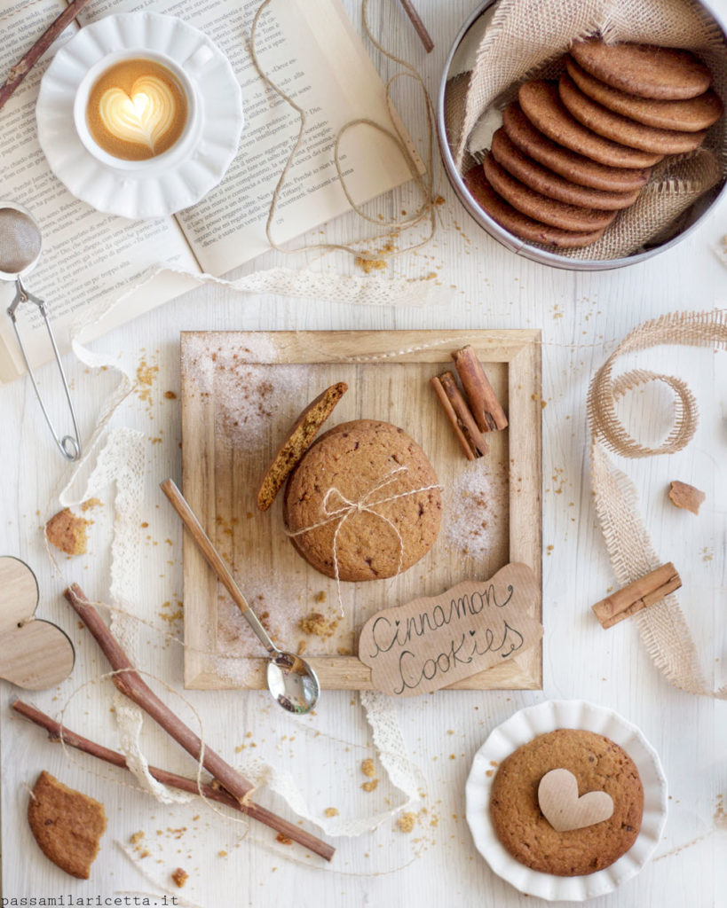 cinnamon cookies biscotti alla cannella