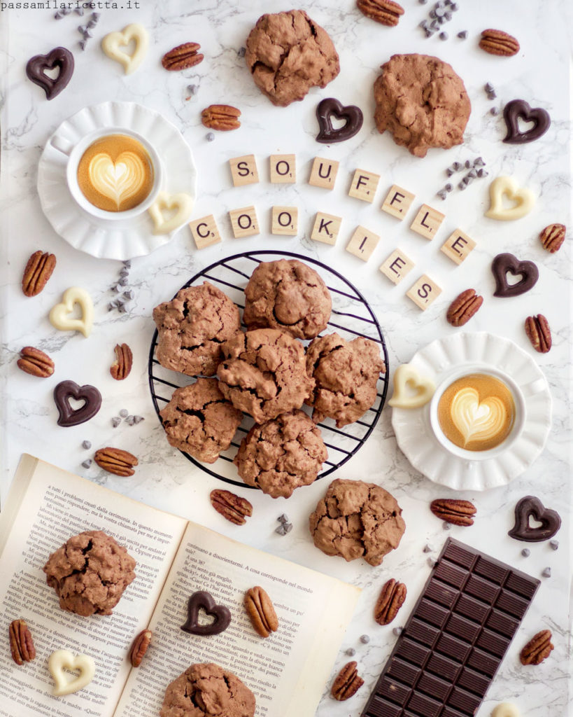 biscotti souffle al cioccolato senza glutine