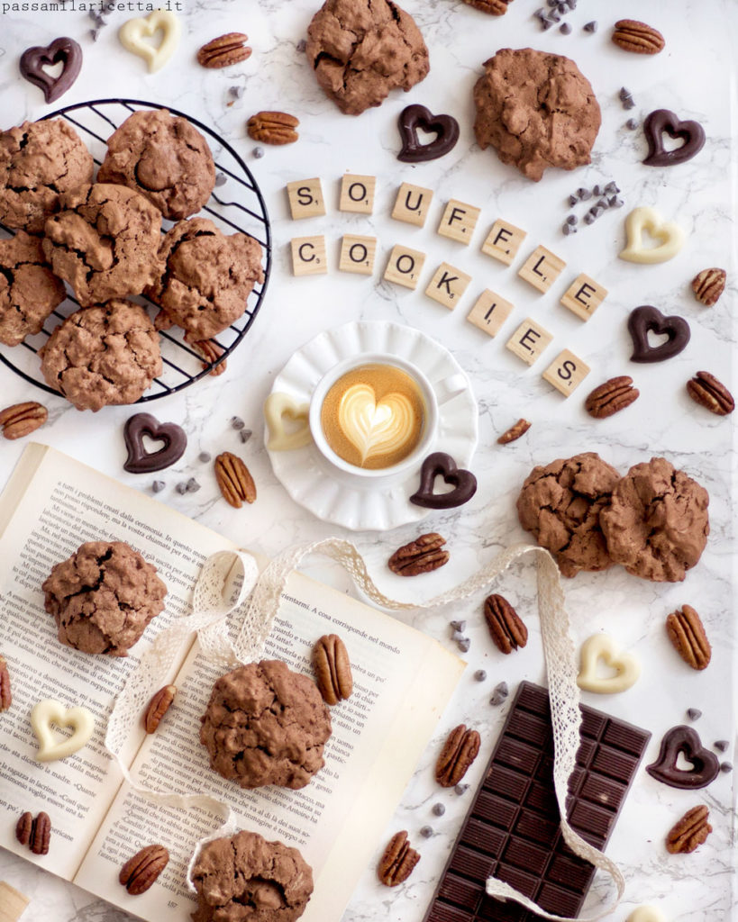 biscotti souffle al cioccolato senza glutine