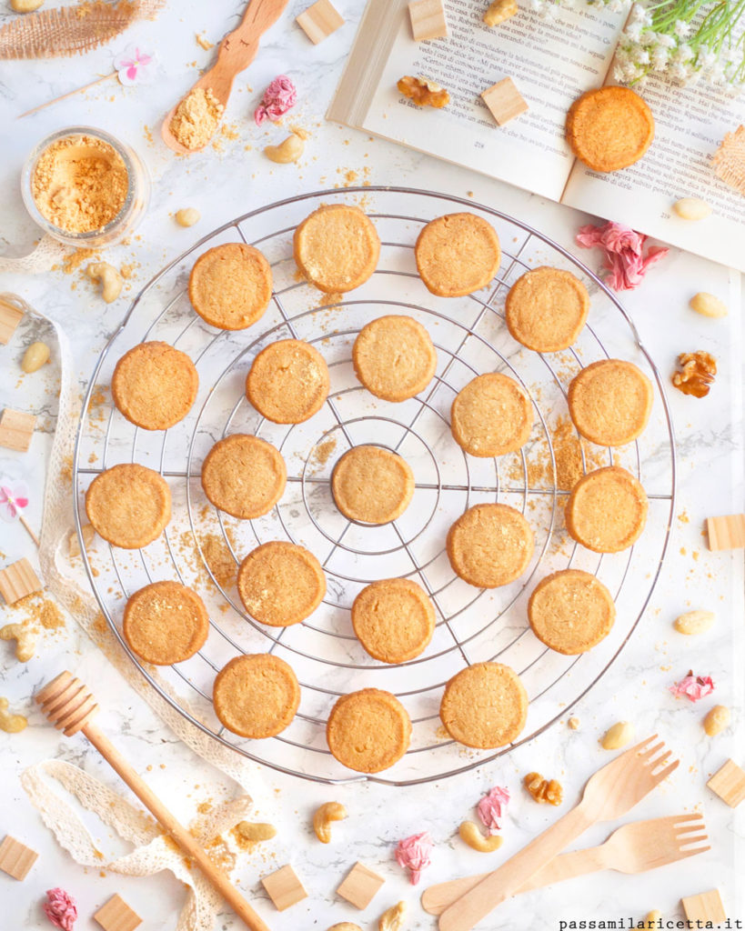 Biscotti alla Farina di Soia, Kinako Cookies きなこクッキー - Passami La Ricetta